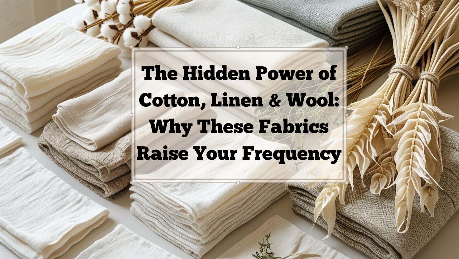 The Hidden Power of Cotton, Linen & Wool: Why These Fabrics Raise Your Frequency