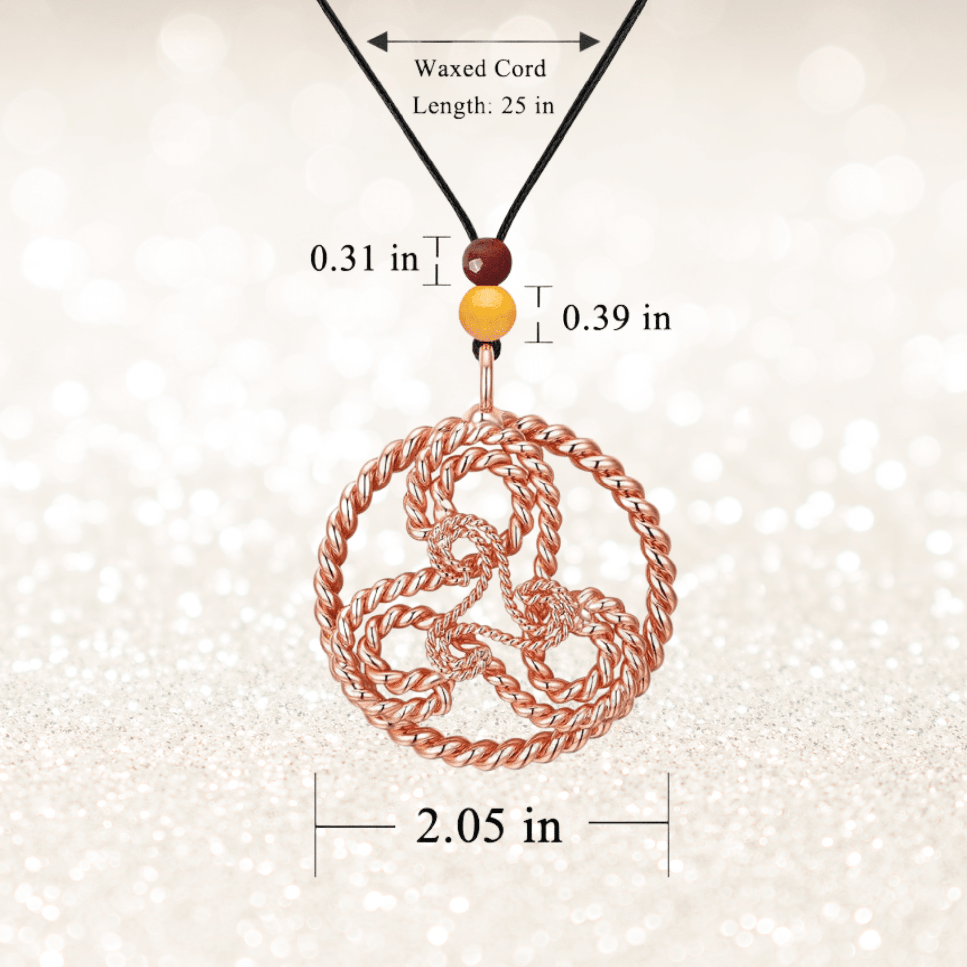 Atlantis Energy Harmonizer – Copper Tensor Pendant