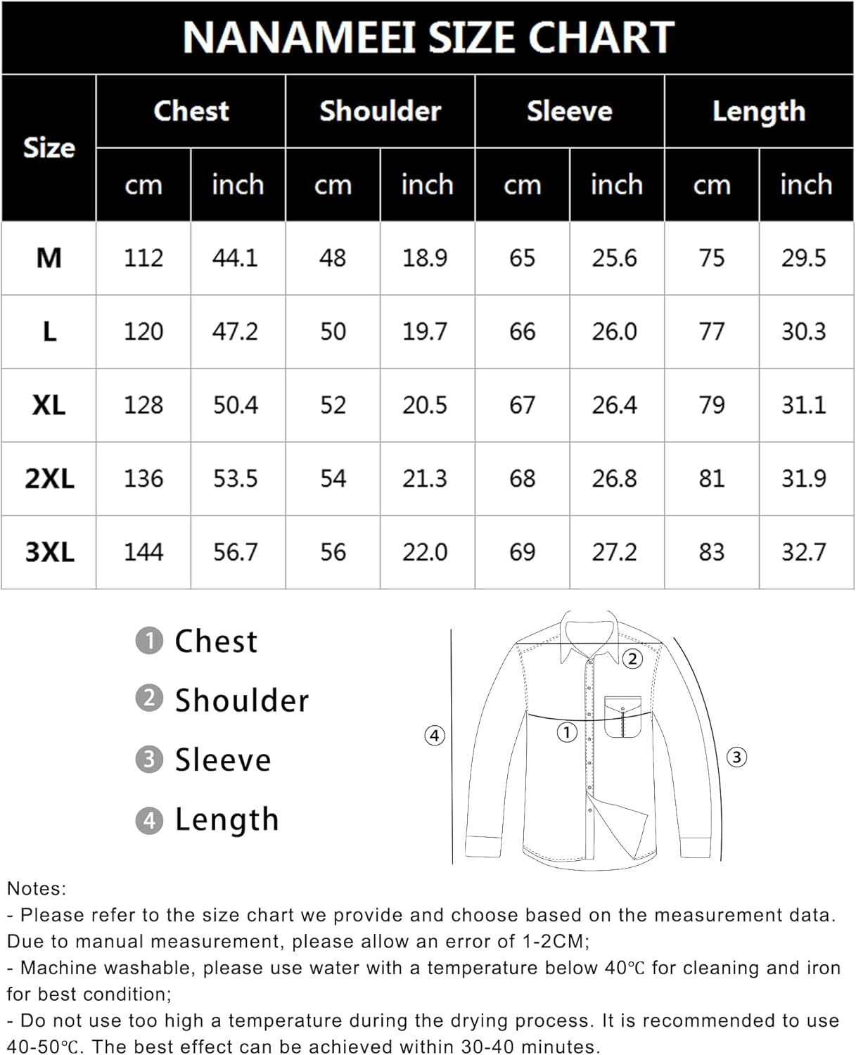 Linen Shirt Men Long Sleeve Cotton Summer Beach Top Casual Button down with Stand Collar