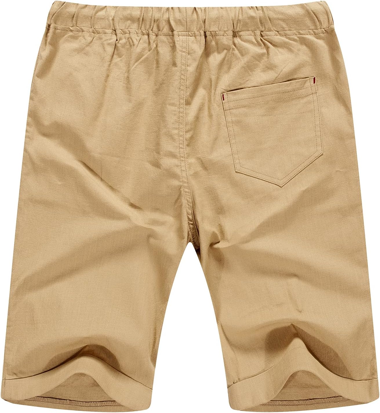 Men'S Linen Shorts Casual Drawstring Summer Beach Short