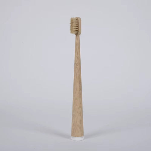 10 Pack Boar Bristles Natural Bamboo Toothbrush Eco-Friendly Stand up Biodegradable Bamboo Toothbrushes Medium Pig Bristles