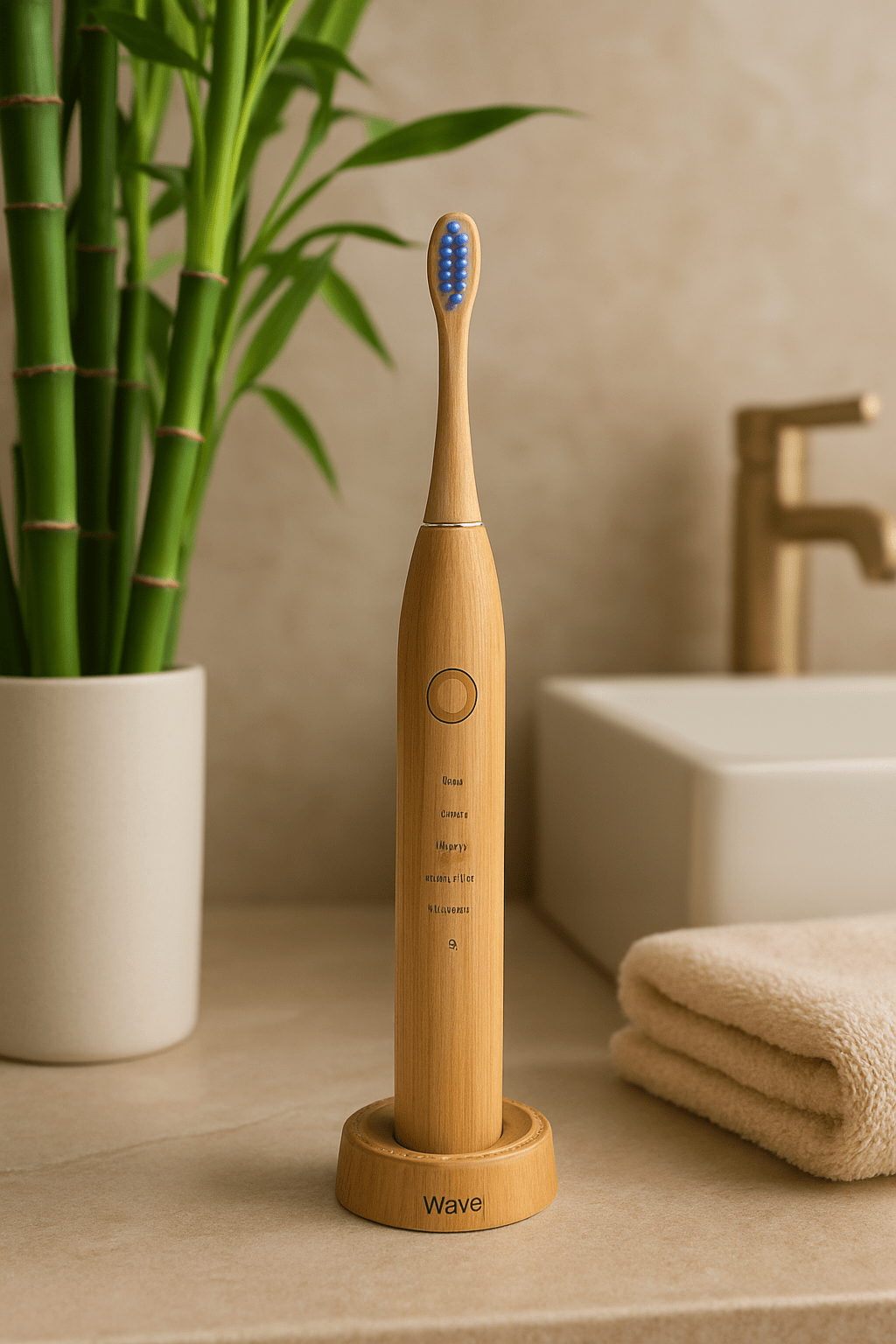 Wave Bamboo Electric Toothbrush