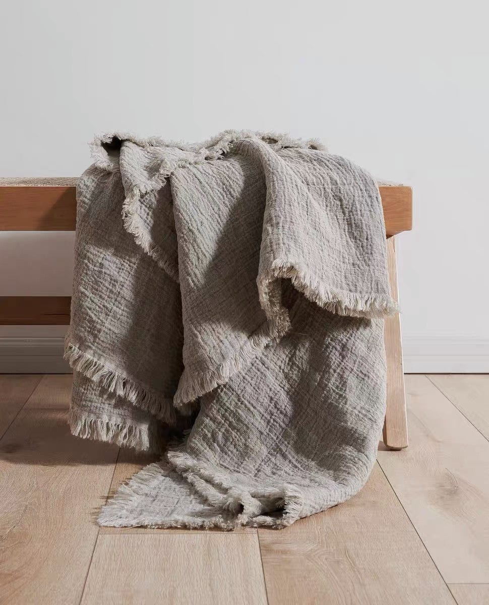 French Linen Blanket