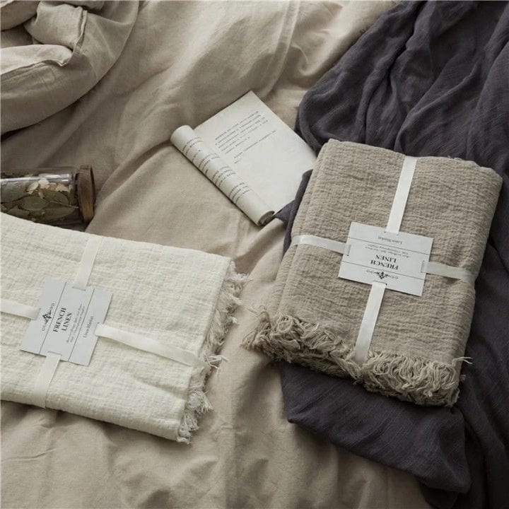 French Linen Blanket
