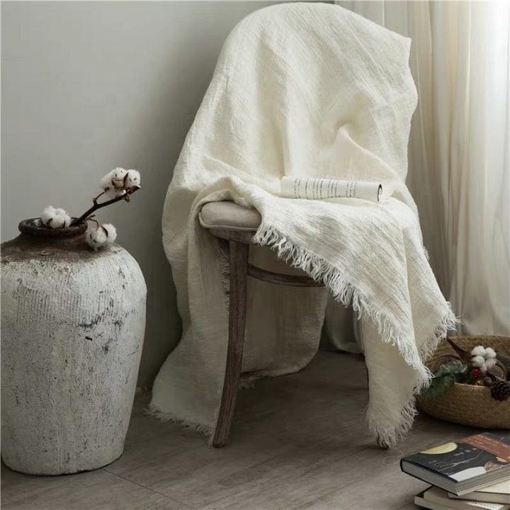 French Linen Blanket