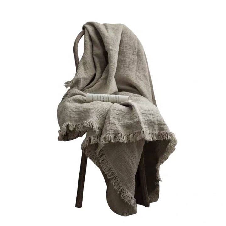 French Linen Blanket