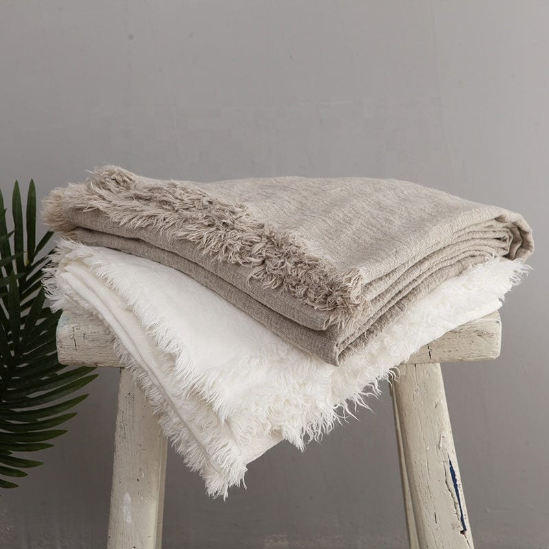 French Linen Blanket