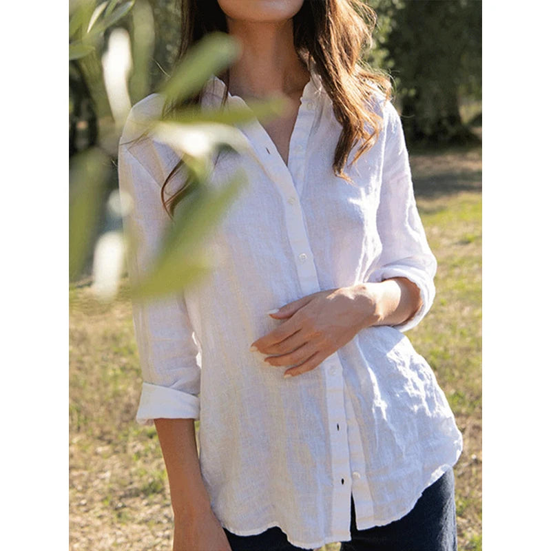 100% Linen Blouse 