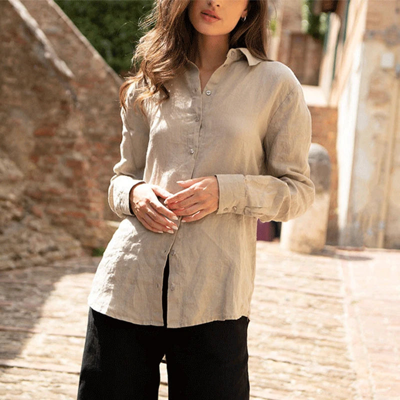 100% Linen Blouse 