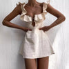 Summer Short Dress Ruffles 