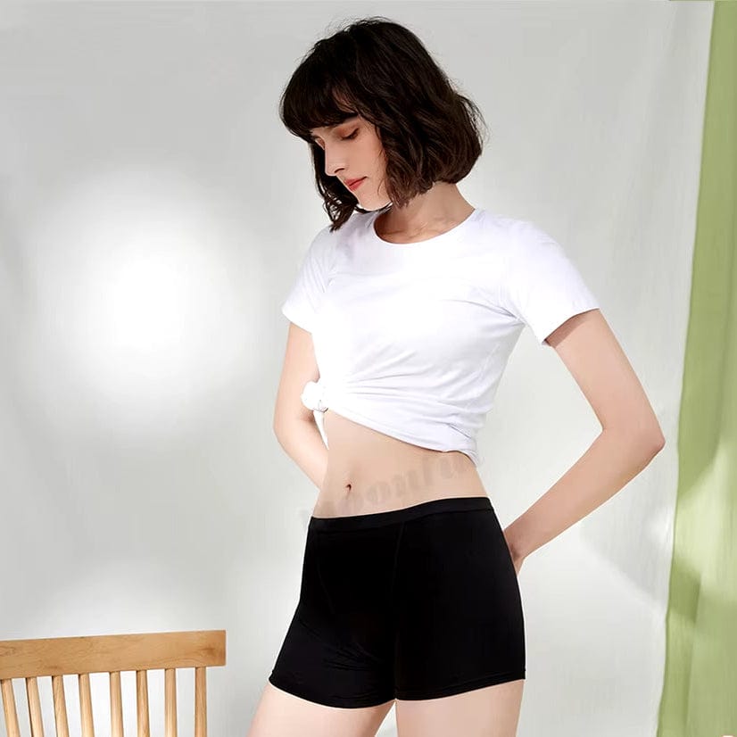Women Menstrual Panties Heavy Flow Period Shorts Very Absorbent Menstrual Boxer Woman High Waist Menstruation Period Underwear