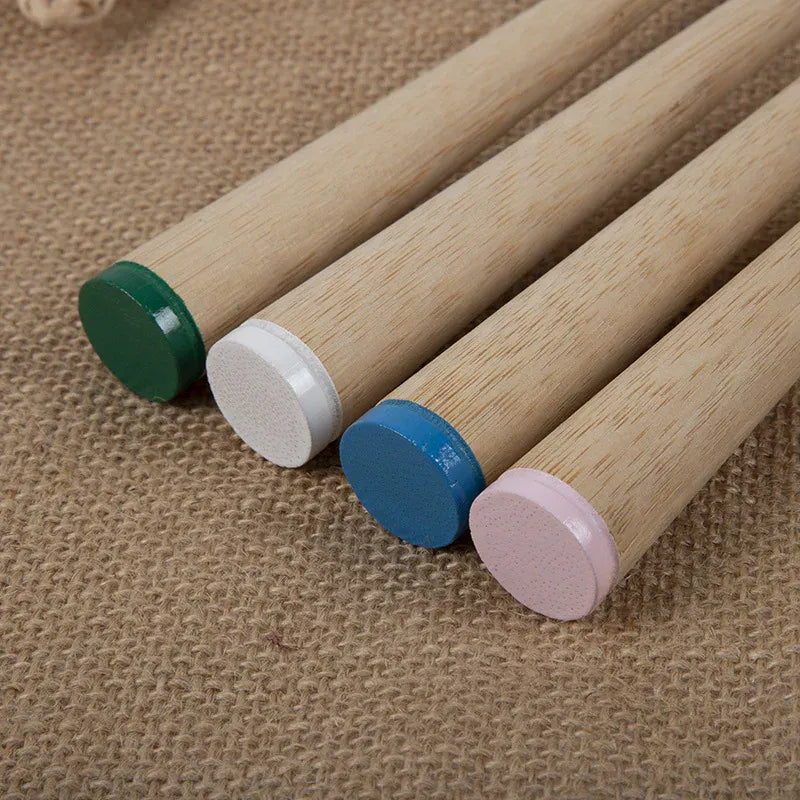 10 Pack Natural Bamboo Toothbrushes with Boar Bristles
