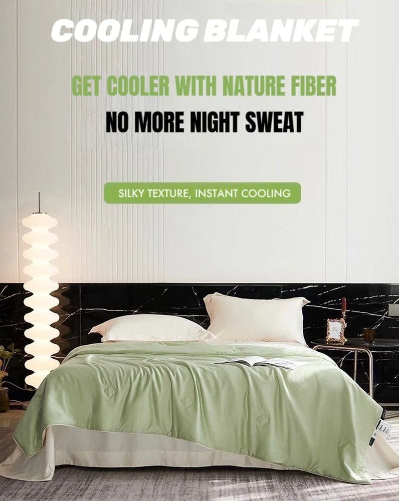 Silky Bamboo Fiber Cooling Blanket Duvet for Hot Sleepers & Night Sweats