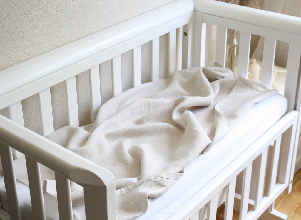 Linen Baby Blanket Newborn Linen Swaddle Baby Shower Gift Organic Newborn Gift Gender Neutral Baby Blanket Cotton Baby Summer Blanket
