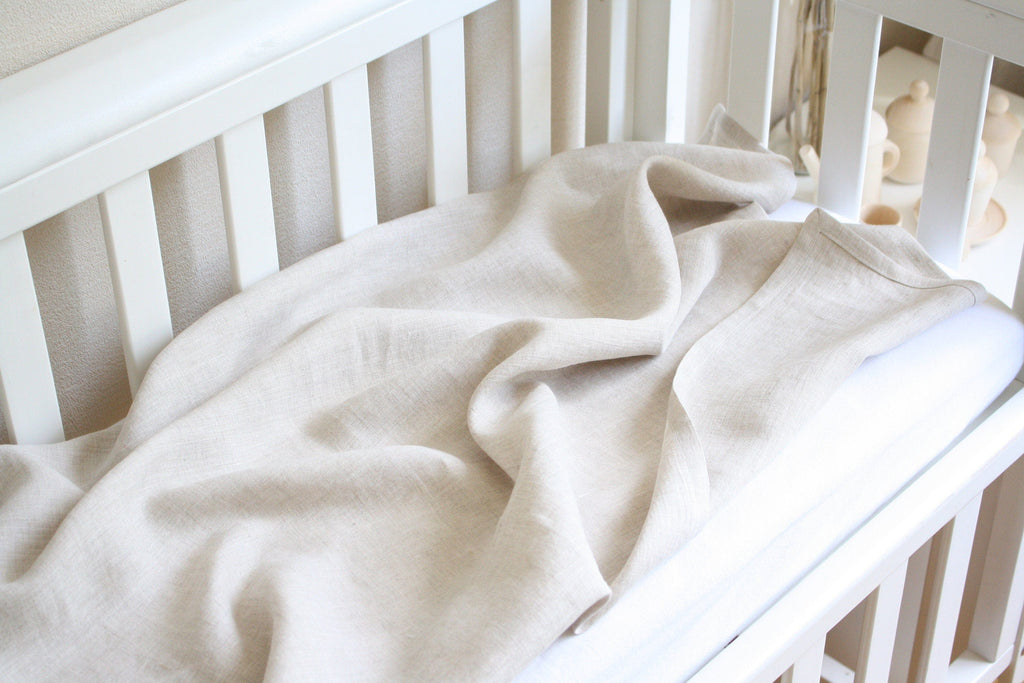 Linen Baby Blanket Newborn Linen Swaddle Baby Shower Gift Organic Newborn Gift Gender Neutral Baby Blanket Cotton Baby Summer Blanket